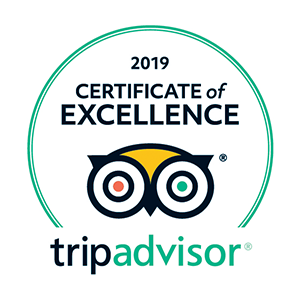 TripAdvisor - Certificate of Excellence 2019